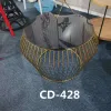 Lu Zi Furniture - Light Luxury Side Table, Gold-plated stainless steel, Post-modern minimalist Small Apartment sofa, round corner table Specification image